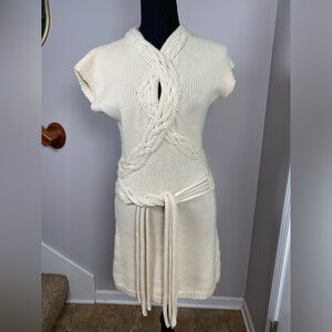 Women’s Small Adam Lippes Cream Baby Alpaca Dress